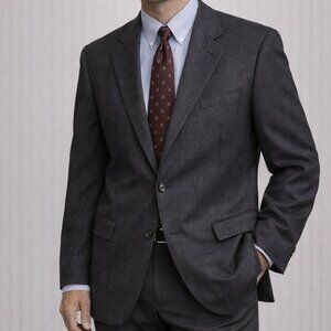 Vintage Polo Ralph University Ralph Lauren Grey Wool Sport coat Blazer S…